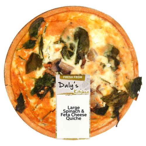 Daly's Kitchen Large Spinach & Feta Quiche (1 Piece)