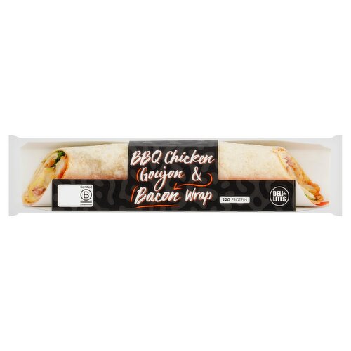 Deli Lites Bbq Chicken Goujon & Bacon Wrap (225 g)