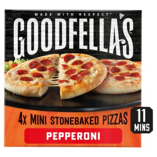 Goodfella's 4 Mini Pizzas Pepperoni (372 g)