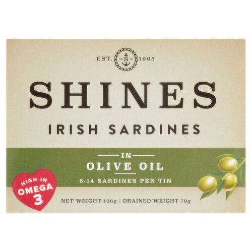 Shines Irish Sardines In Olive Oil (106 g)