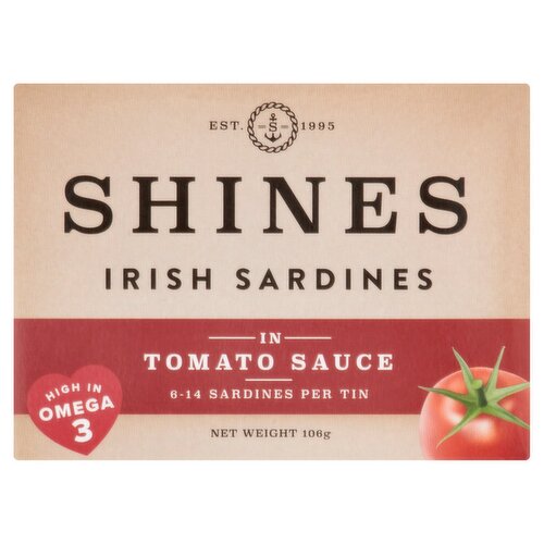 Shines Irish Sardines In Tomato Sauce (106 g)