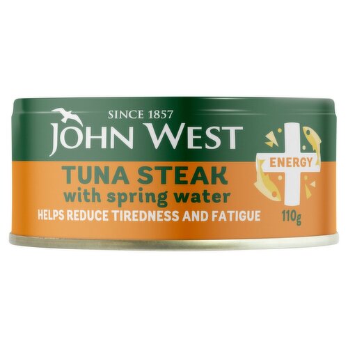 John West No Drain + Energy Tuna Steak (110 g)