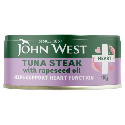 John West No Drain + Heart Tuna Steak (110 g)