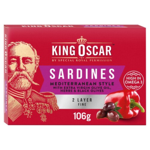 King Oscar Sardines Mediterranean Herbs (106 g)