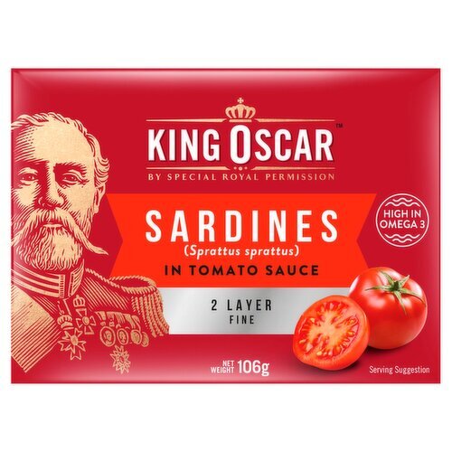 King Oscar Sardines Tomato (106 g)