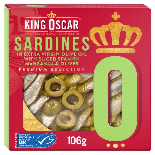 King Oscar Sardines Olives (106 g)