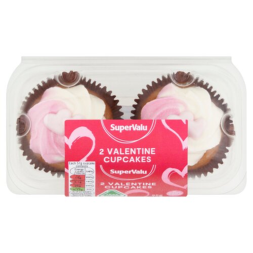 SuperValu Twin Pack Valentine Cupcakes (95 g)