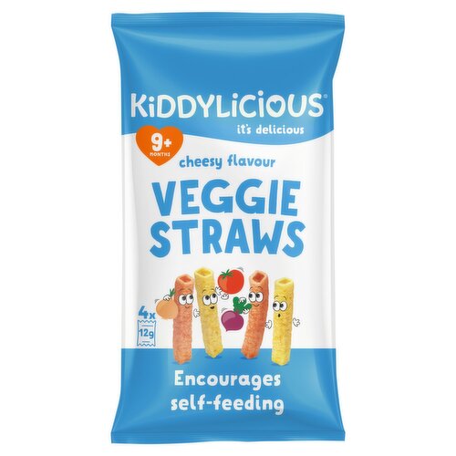 Kiddylicious Cheesy Straws Mp 4x4x1 (40 g)