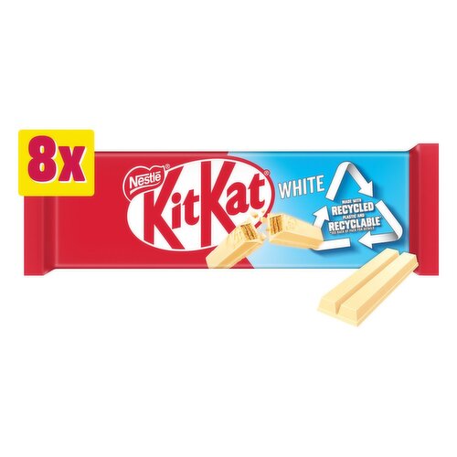 Kit Kat White 2 Finger Bar 8 Pack (20.7 g)