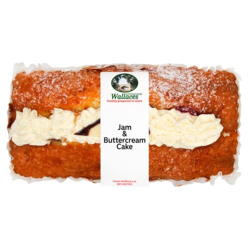 Wallace's Jam & Buttercream Cake (1 Piece)