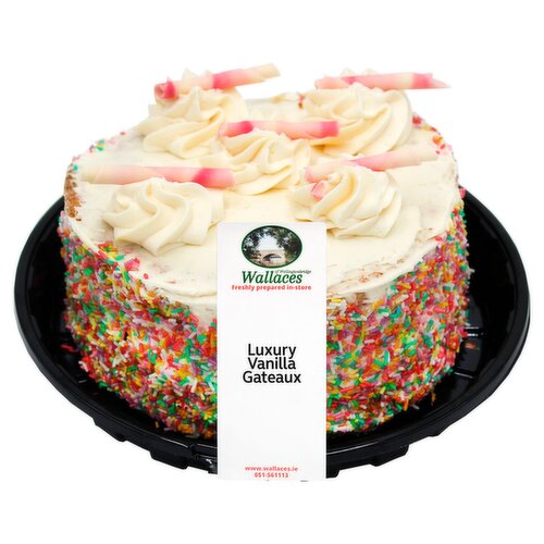 Wallace's Luxury Vanilla Gateaux (1 Piece)