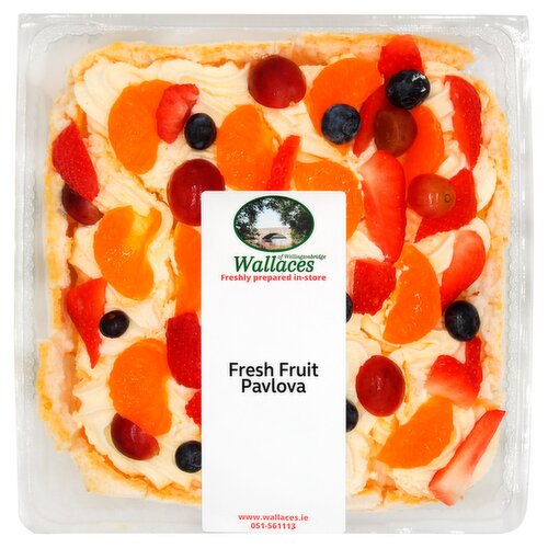 Wallace's Fresh Fruit Pavlova (1 Piece)