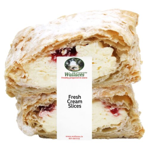 Wallace's Fresh Cream Slice 2 Pack (1 Piece)