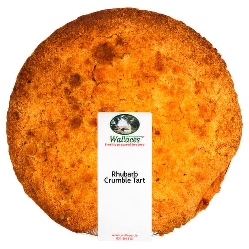 Wallace's Rhubarb Crumble Tart (1 Piece)