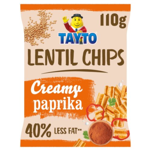 Tayto Creamy Paprika Lentil Chips (110 g)