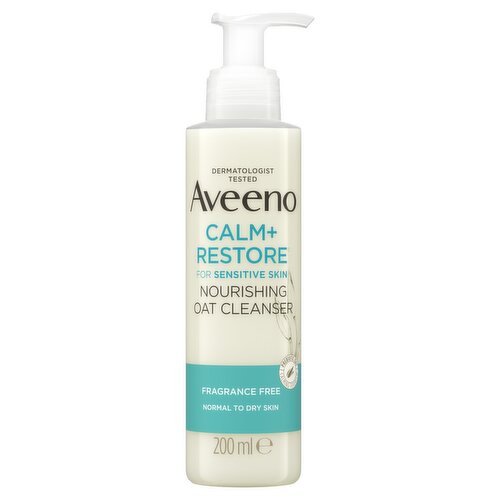 Aveeno Face Calm + Restore Nourishing Oat Cleanser (200 ml)