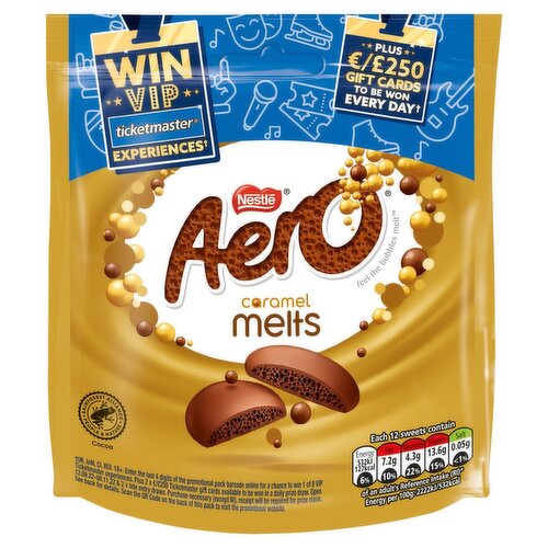 Nestle Aero Melts Caramel Pouch (86 g)