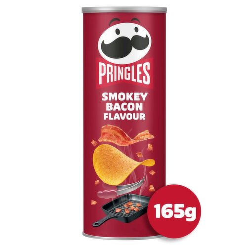 Pringles Smokey Bacon Crisps (165 g)