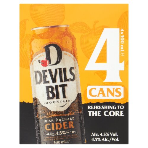 Devils Bit Cider Can 4 Pack (500 ml)