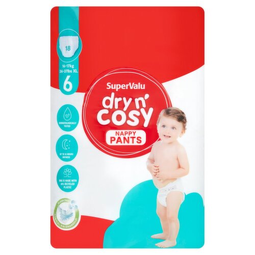 SuperValu Size 6 Nappy Pants (18 Piece)