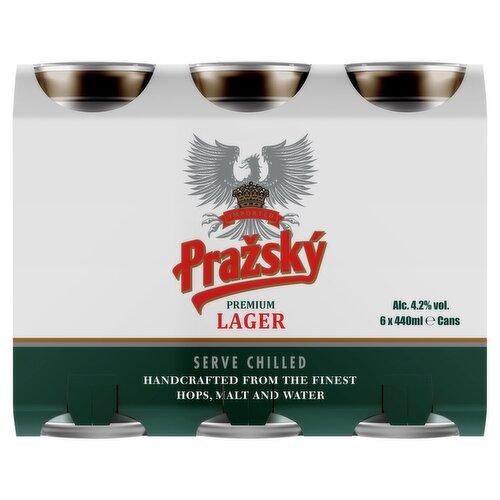 Prazsky Lager Can 6 Pack (440 ml)