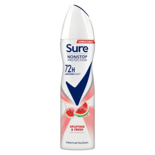 Sure Non Stop Uplift & Fresh 72 Hour Antiperspirant Deodorant Spray (150 ml)