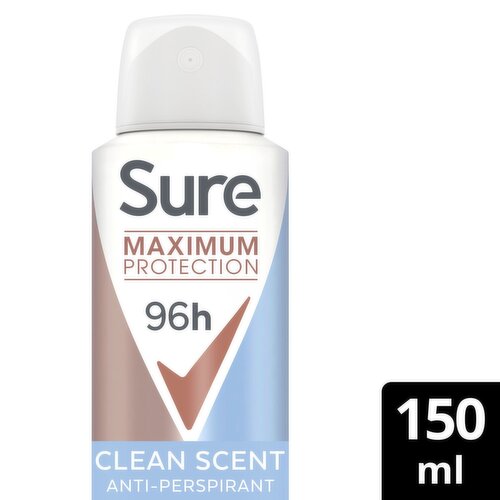 Sure Maximum Protection 96 Hour Antiperspirant Deodorant (150 ml)