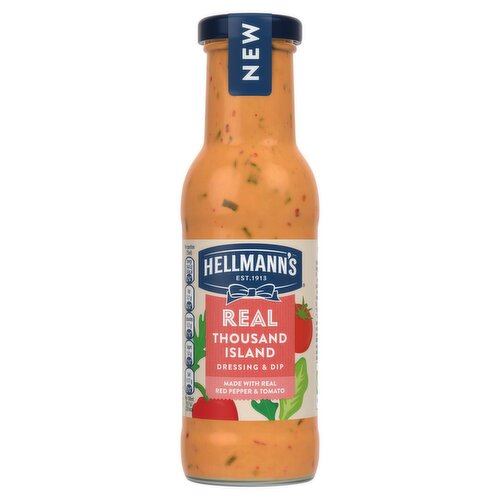 Hellmnns Salad Dressing 1000 Island 6x250ml Bottle (250 ml)