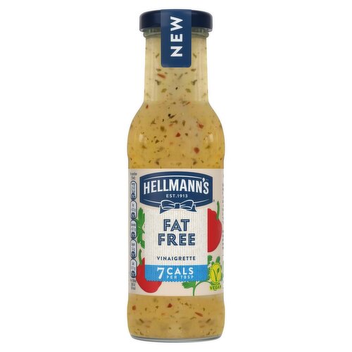 Hellmanns Salad Dressing Fat Free 6x250ml Bottle (250 ml)