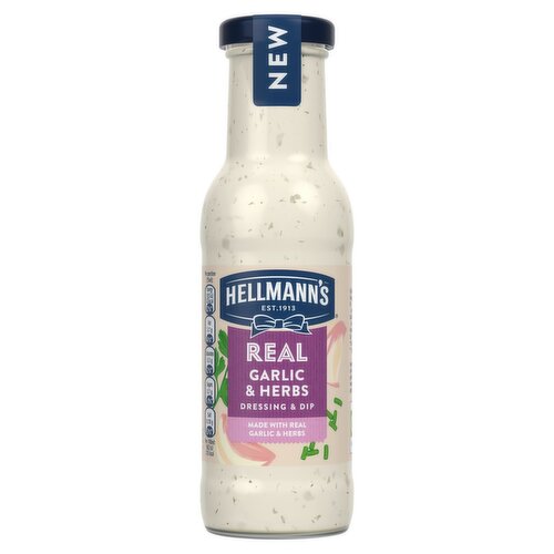 Hellmanns Salad Dressing Garlic 6x250ml Bottle (250 ml)