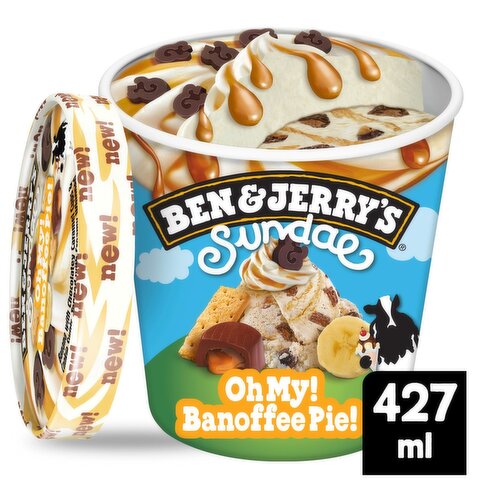 Ben & Jerry's Sundae Oh My! Banoffee Pie! (427 ml)