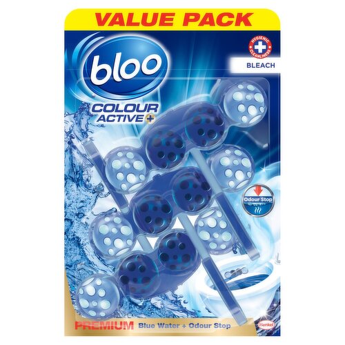 Bloo Triple Colour Active Bleach Rimblock (150 g)