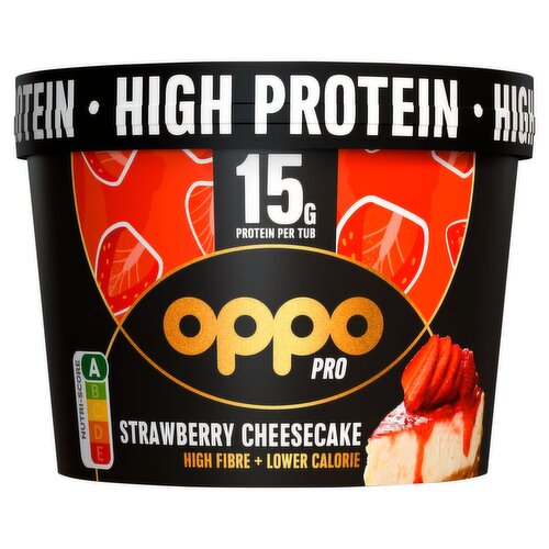 Oppo Pro Strawberry Cheesecake High Protein Ice Cream Tub (240 ml)