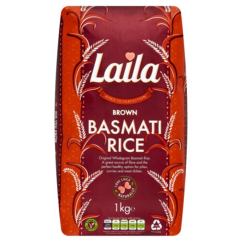 Laila Brown Basmati Rice (1 kg)