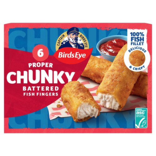 Birds Eye 6 Chunky Fish Finger In Batter (360 g)