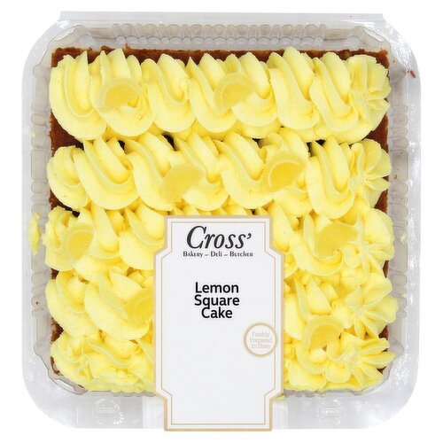 Cross' Lemon Square Cake (1 Piece)