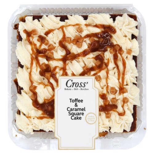 Cross' Toffee Caramel Square Cake (1 Piece)