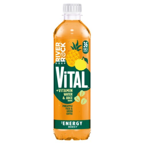 Deep River Rock Vital Pineapple Yuzu Green Coffee Drink (450 ml)