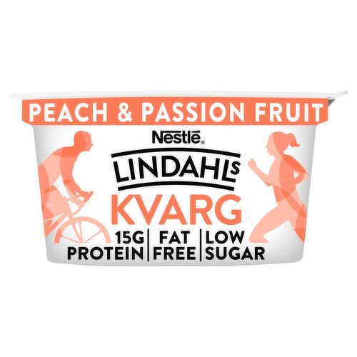 Lindahls Kvarg Peach & Passion Fruit (150 g)