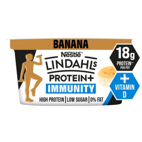 Lindahls Banana Protein+ Immunity Quark (150 g)