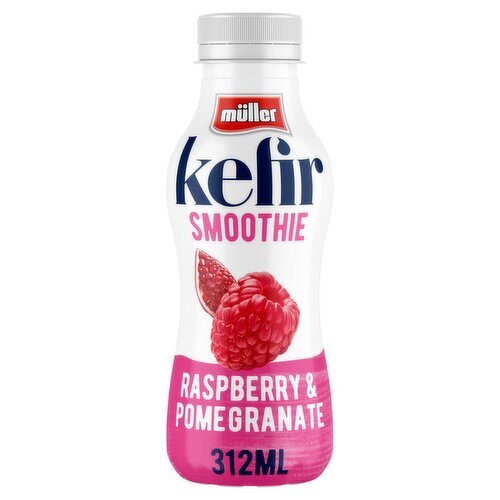 Muller Kefir Smoothie Raspberry & Pomegranate (312 ml)