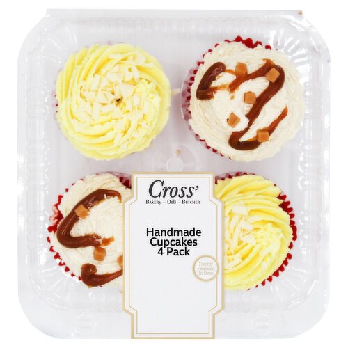 Cross' Buttercream Cupcakes 4 Pack (1 Piece)