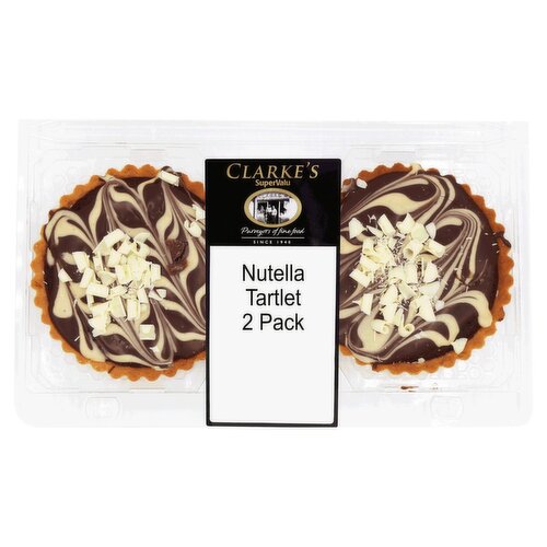 Clarke's Nutella Tartlet 2 Pack (2 Piece)