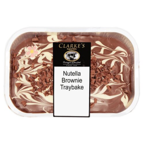 Clarke's Nutella Brownie Traybake (1 Piece)