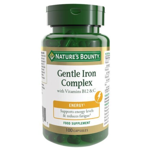 Nature's Bounty Gentle Iron With Vitamin B12 & C (100 g)