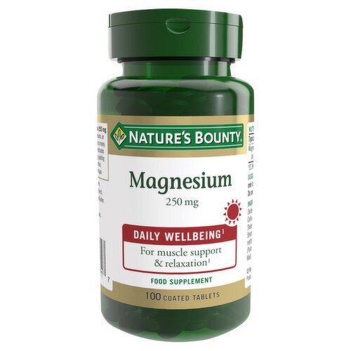 Nature's Bounty Magnesium 250mg (100 g)