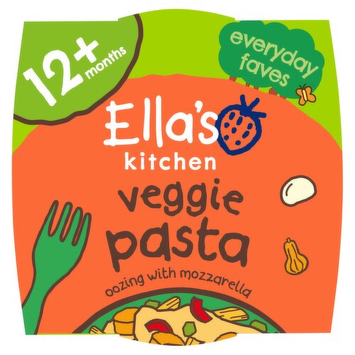 Ella's Kitchen Veggie Pasta with Mozzarella 12+Months (200 g)