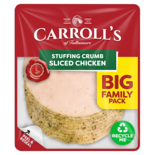 Carrolls of Tullamore Stuffing Crumb Chicken Slices (210 g)