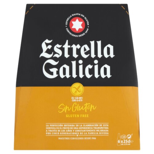 Estrella Galicia Gluten Free 6 Pack (250 ml)