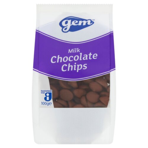 Gem Milk Chocolate Chips (100 g)